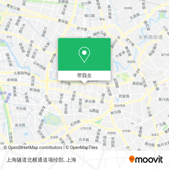 上海隧道北横通道项经部地图
