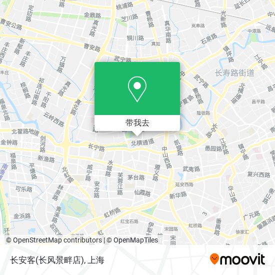 长安客(长风景畔店)地图