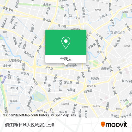 俏江南(长风大悦城店)地图