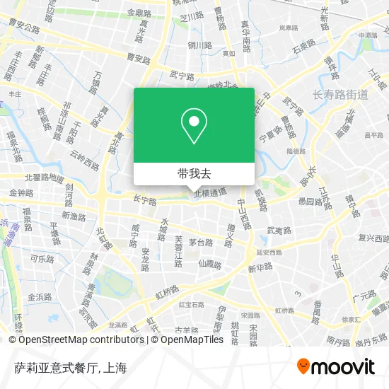 萨莉亚意式餐厅地图