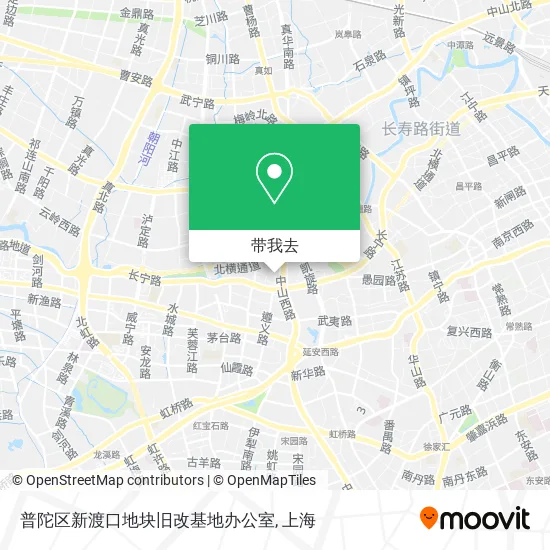 普陀区新渡口地块旧改基地办公室地图