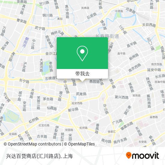 兴达百货商店(汇川路店)地图