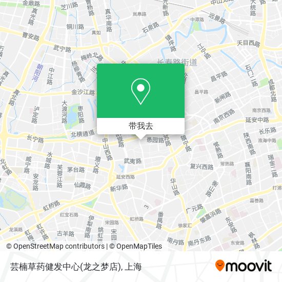 芸楠草药健发中心(龙之梦店)地图