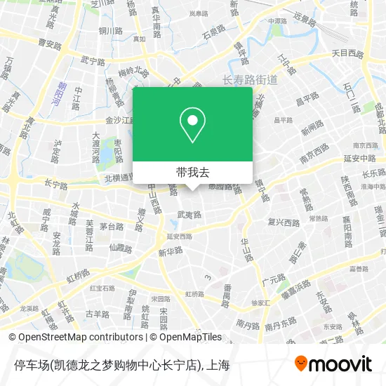 停车场(凯德龙之梦购物中心长宁店)地图