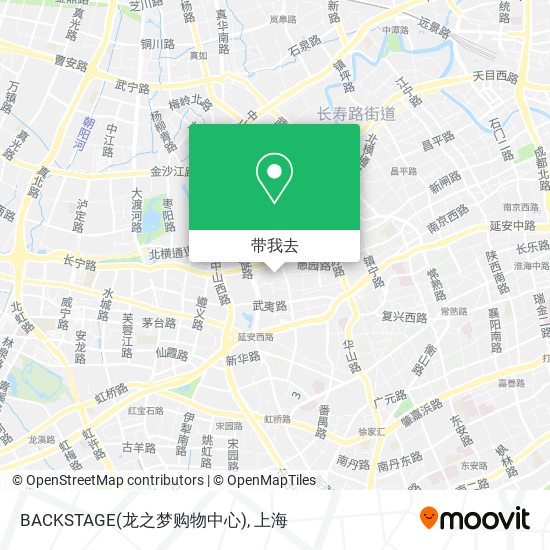 BACKSTAGE(龙之梦购物中心)地图