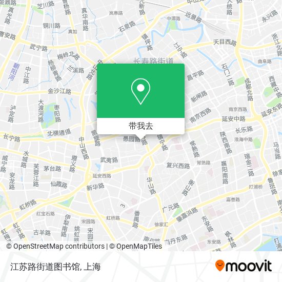 江苏路街道图书馆地图