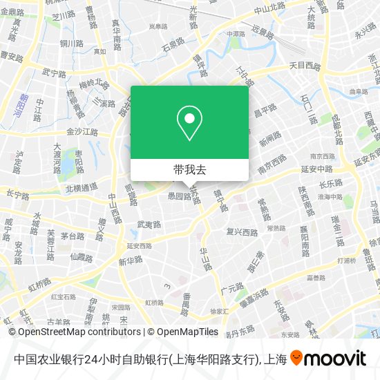 中国农业银行24小时自助银行(上海华阳路支行)地图