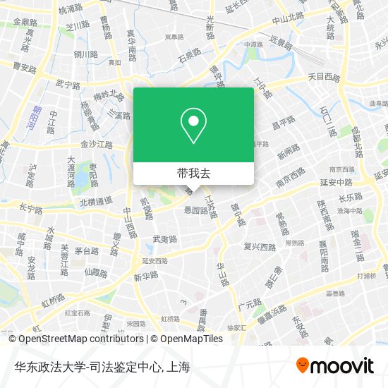 华东政法大学-司法鉴定中心地图