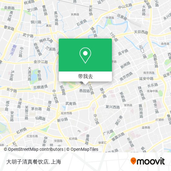 大胡子清真餐饮店地图