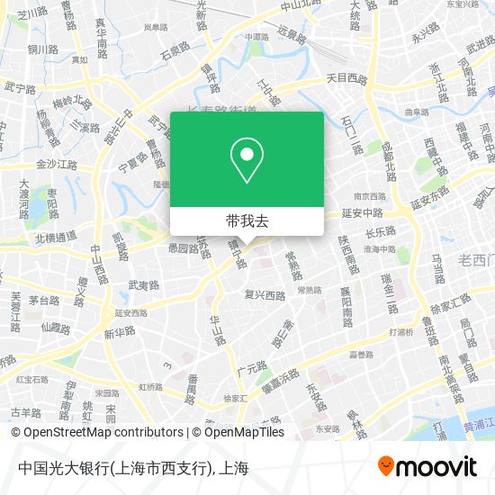 中国光大银行(上海市西支行)地图