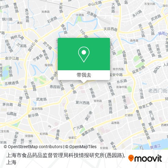 上海市食品药品监督管理局科技情报研究所(愚园路)地图