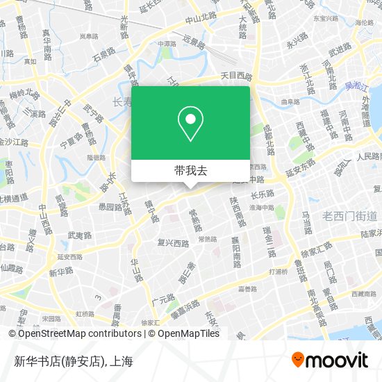 新华书店(静安店)地图