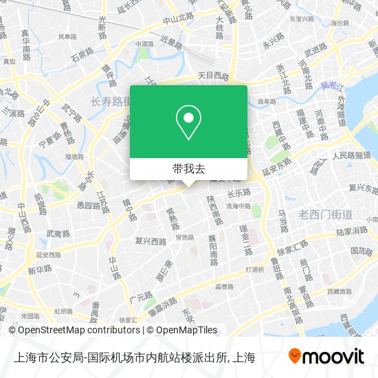 上海市公安局-国际机场市内航站楼派出所地图