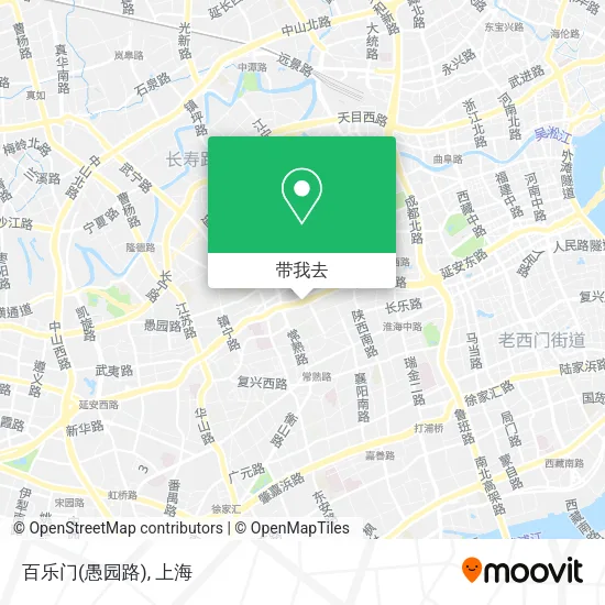 百乐门(愚园路)地图