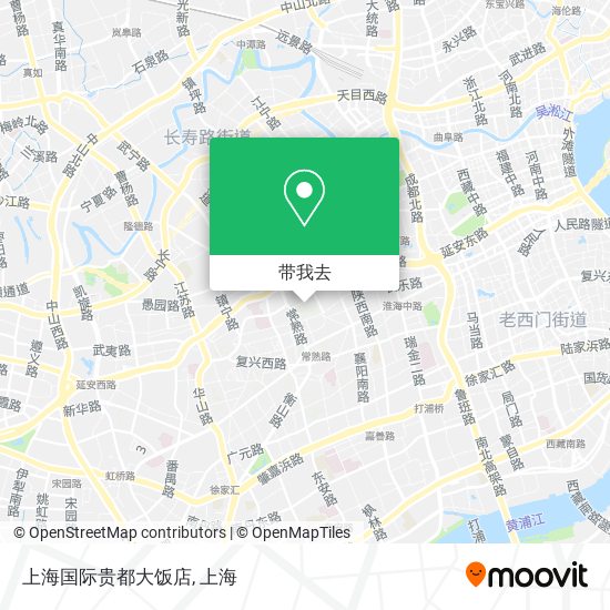 上海国际贵都大饭店地图