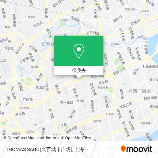 THOMAS SABO(久百城市广场)地图