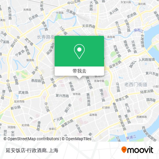 延安饭店-行政酒廊地图