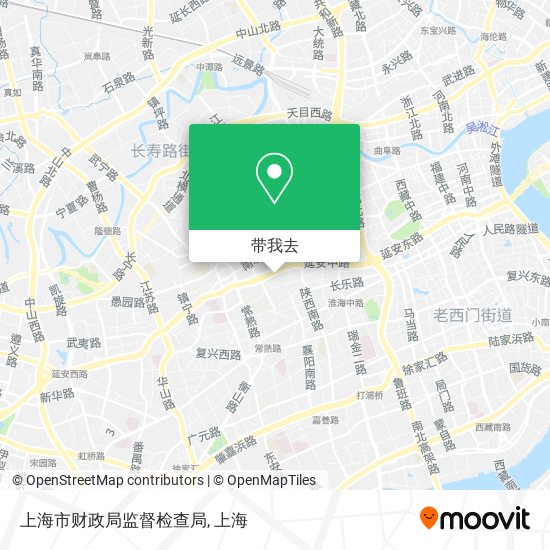 上海市财政局监督检查局地图