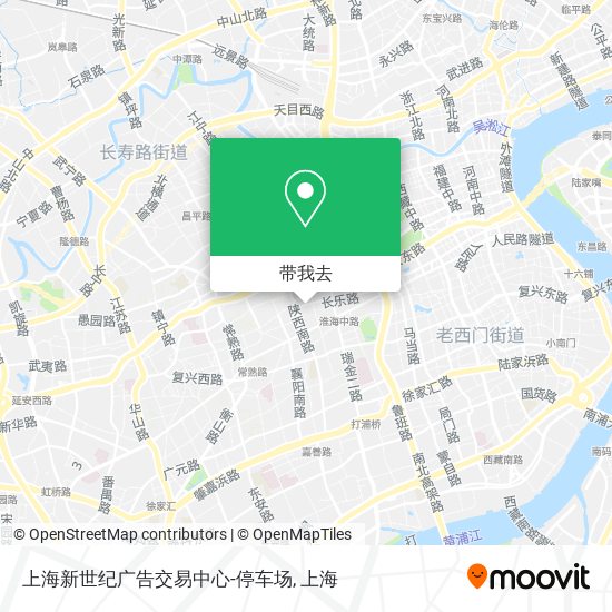 上海新世纪广告交易中心-停车场地图