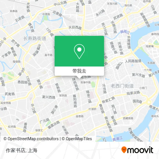 作家书店地图