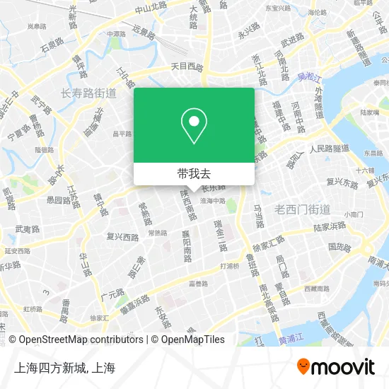 上海四方新城地图