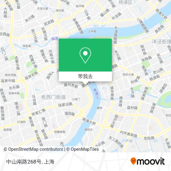 中山南路268号地图