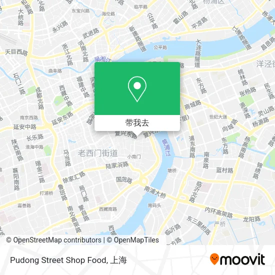 Pudong Street Shop Food地图