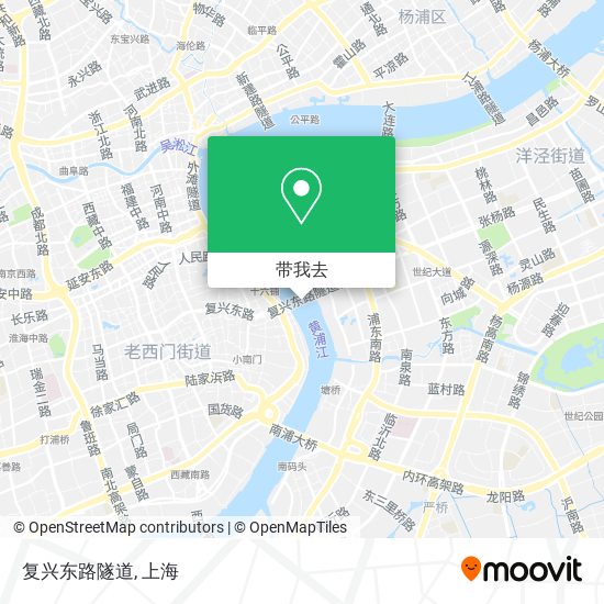 复兴东路隧道地图