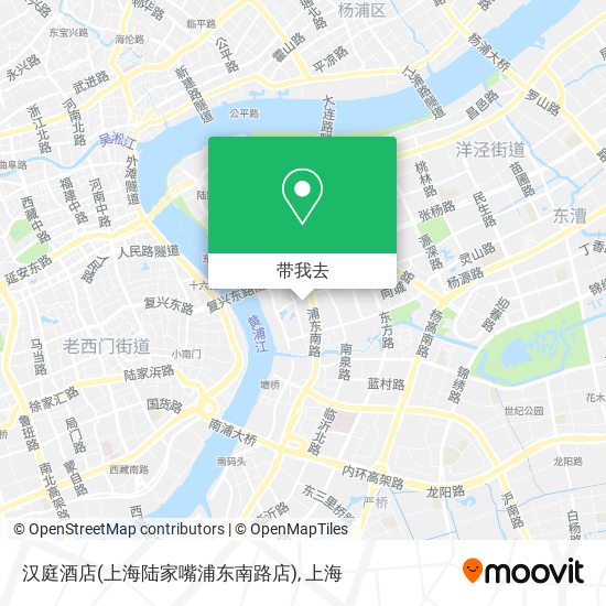 汉庭酒店(上海陆家嘴浦东南路店)地图