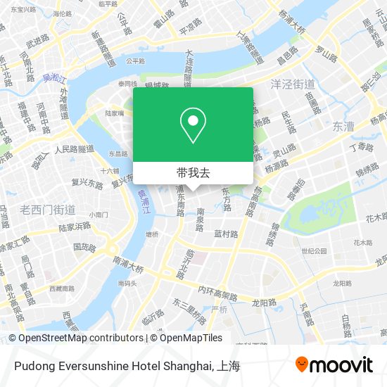 Pudong Eversunshine Hotel Shanghai地图