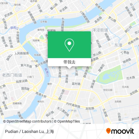 Pudian / Laoshan Lu地图