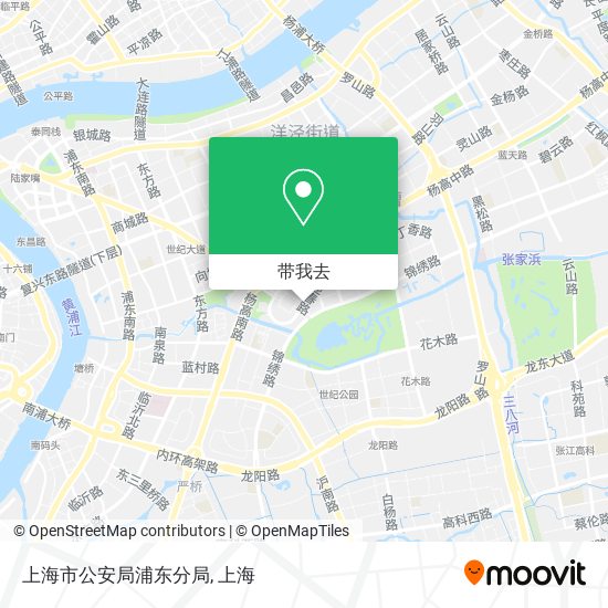 上海市公安局浦东分局地图