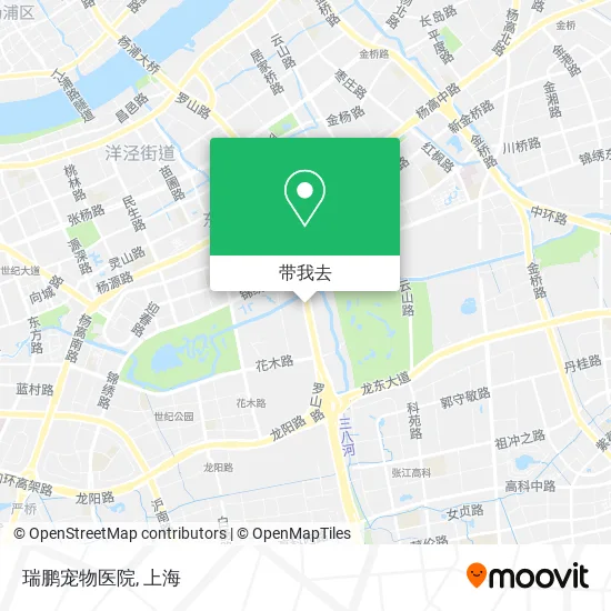 瑞鹏宠物医院地图