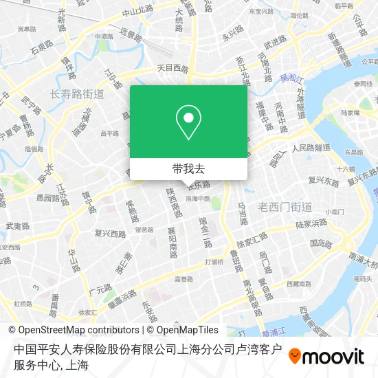 中国平安人寿保险股份有限公司上海分公司卢湾客户服务中心地图
