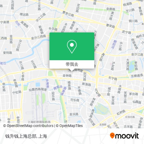 钱升钱上海总部地图