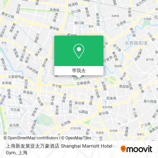 上海新发展亚太万豪酒店 Shanghai Marriott Hotel - Gym地图