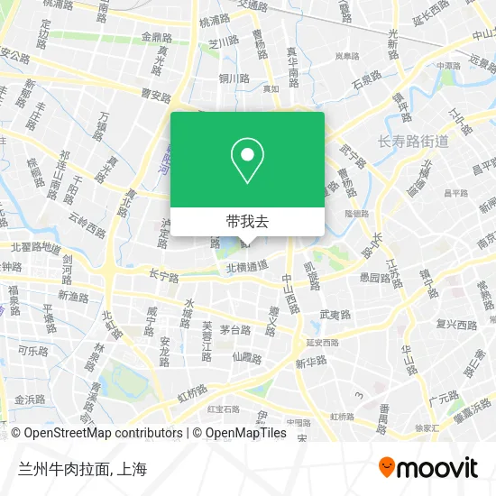兰州牛肉拉面地图