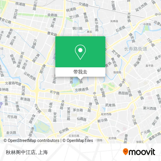 秋林阁中江店地图