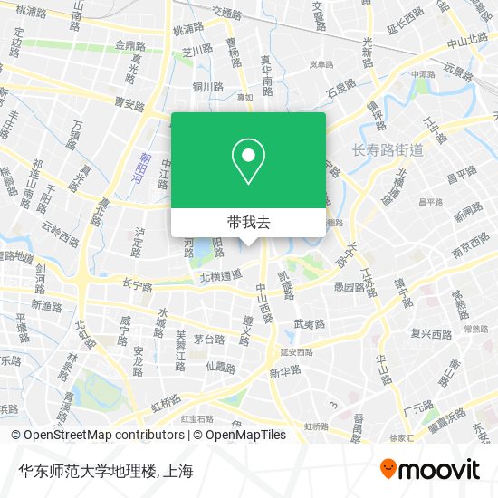 华东师范大学地理楼地图