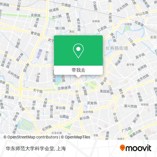 华东师范大学科学会堂地图
