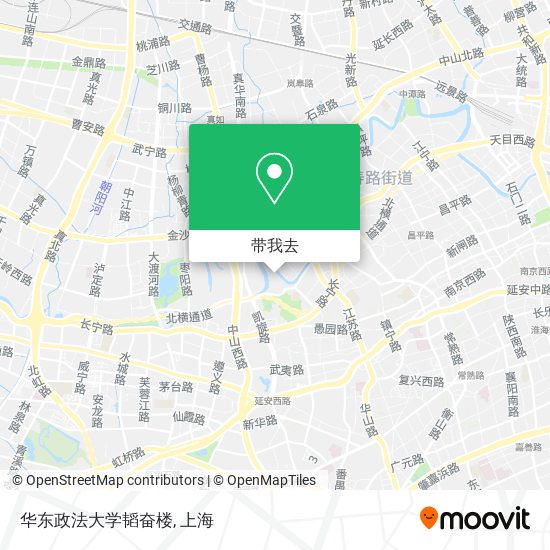 华东政法大学韬奋楼地图