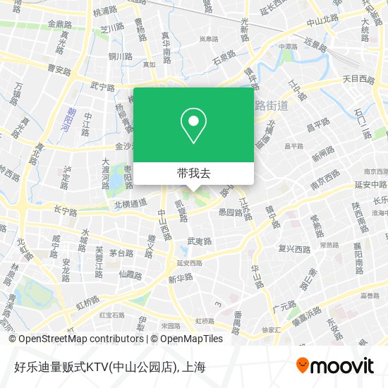 好乐迪量贩式KTV(中山公园店)地图