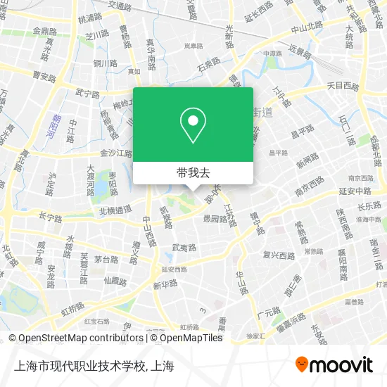 上海市现代职业技术学校地图