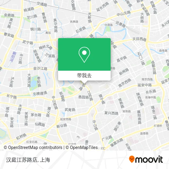 汉庭江苏路店地图