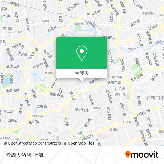 云峰大酒店地图