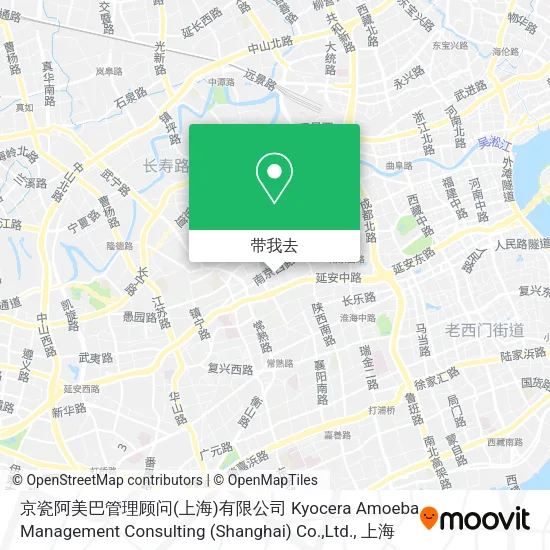 京瓷阿美巴管理顾问(上海)有限公司  Kyocera Amoeba Management Consulting (Shanghai) Co.,Ltd.地图