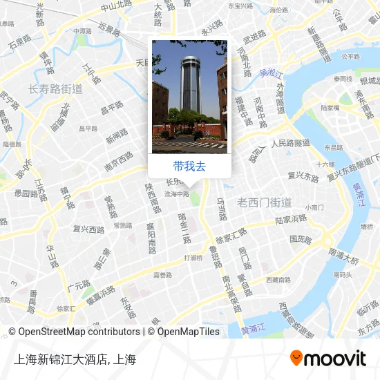 上海新锦江大酒店地图