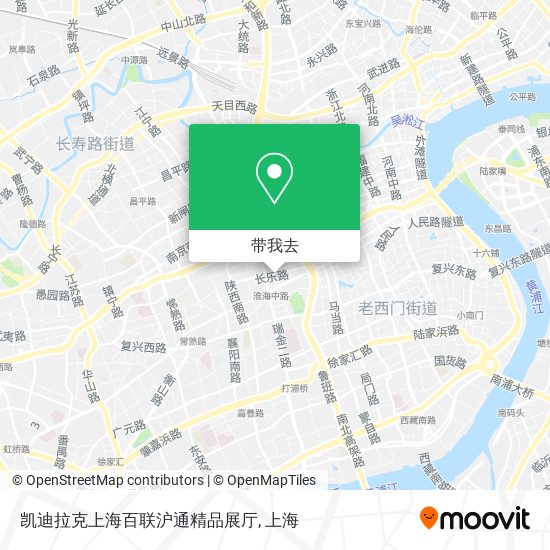 凯迪拉克上海百联沪通精品展厅地图