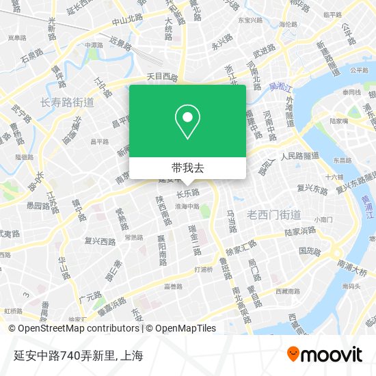 延安中路740弄新里地图