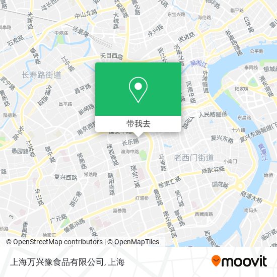 上海万兴豫食品有限公司地图